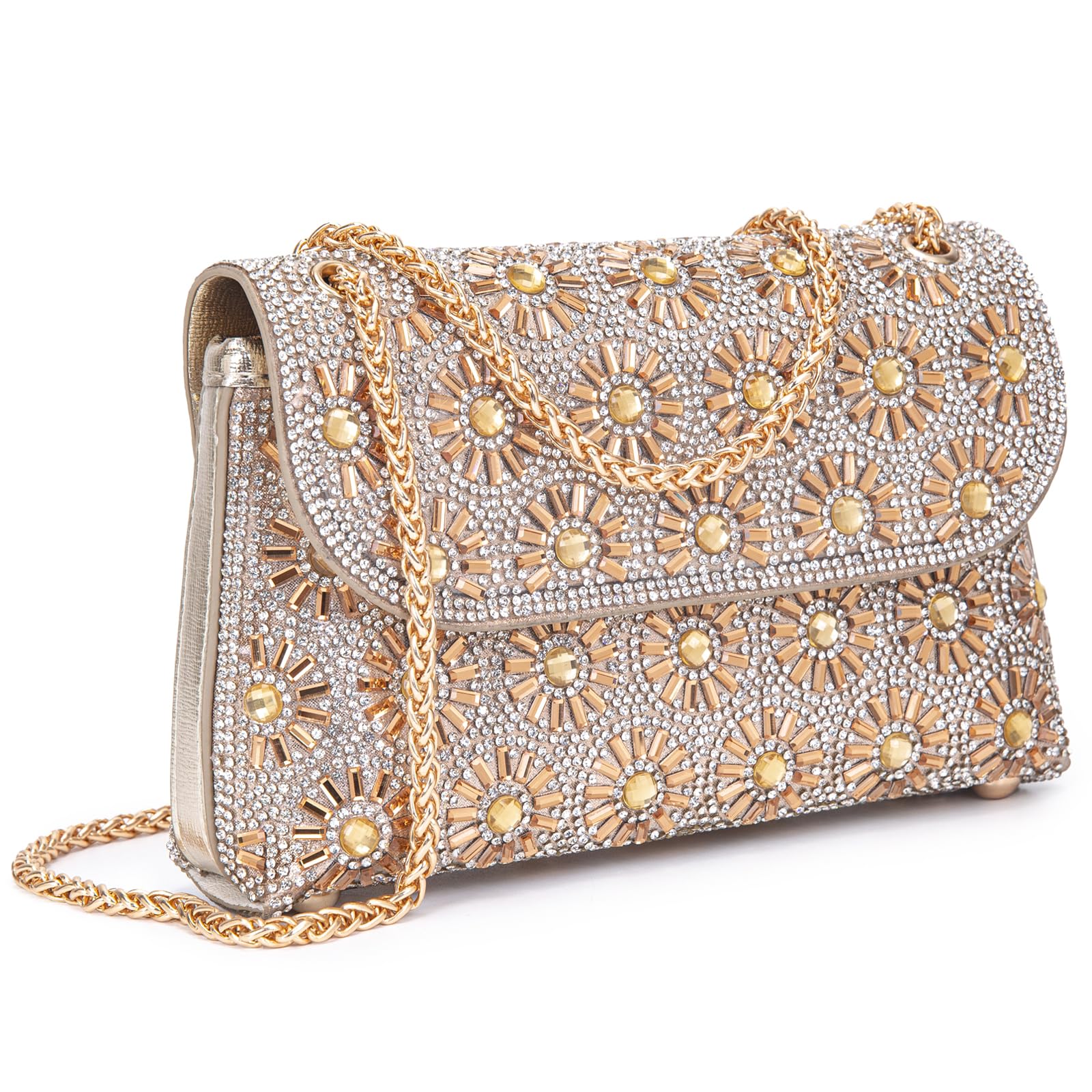 PALAY® Shoulder Bags Crossbody Bag Purses Handbags Crystals Rhinestone Evening Bag for Women Clutch Purse with Chain PALAY® Shoulder Bags Crossbody Bag Purses Handbags Crystals Rhinestone Evening Bag for Women Clutch Purse with Chain